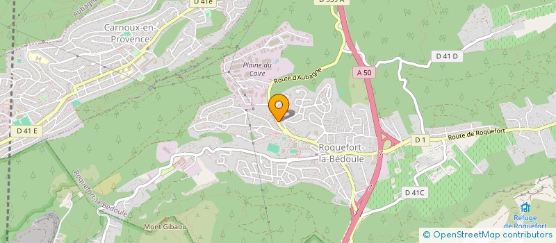 localisation de l'entreprise MADAME KHOUDIA DURNEZ  ROQUEFORT-LA-BEDOULE