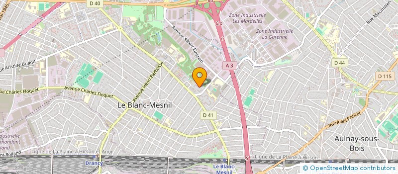localisation de l'entreprise MADAME KHOUDJEDY DIALLO à LE BLANC-MESNIL