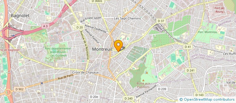localisation de l'entreprise MADAME KHOUIRA BRACHEMI MEFTAH à MONTREUIL