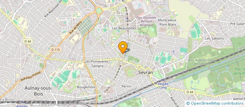 localisation de l'entreprise MADAME KHOULOUD BOUHAFA  SEVRAN