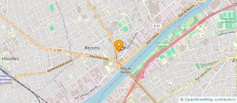 localisation de l'entreprise MADAME KHOULOUD MNASSER  BEZONS