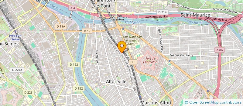 localisation de l'entreprise MADAME KHRYSTYNA DUZINKEVYCH à ALFORTVILLE