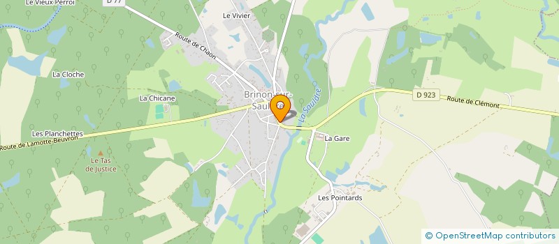 localisation de l'entreprise MADAME KHRYSTYNA POLYANSKA  BRINON-SUR-SAULDRE