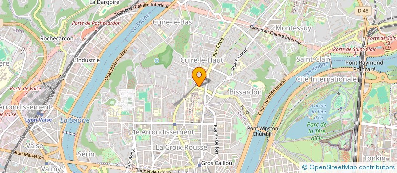 localisation de l'entreprise MADAME KHWANRAWEE KAEWNAREE  CALUIRE-ET-CUIRE