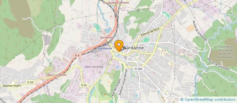 localisation de l'entreprise MADAME KHYSSAI DOUMBIA à GARDANNE
