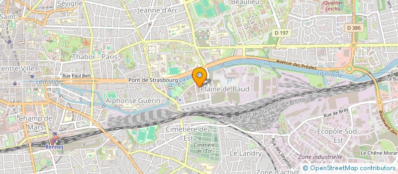 localisation de l'entreprise MADAME KIARA-AURORE HAREL  RENNES