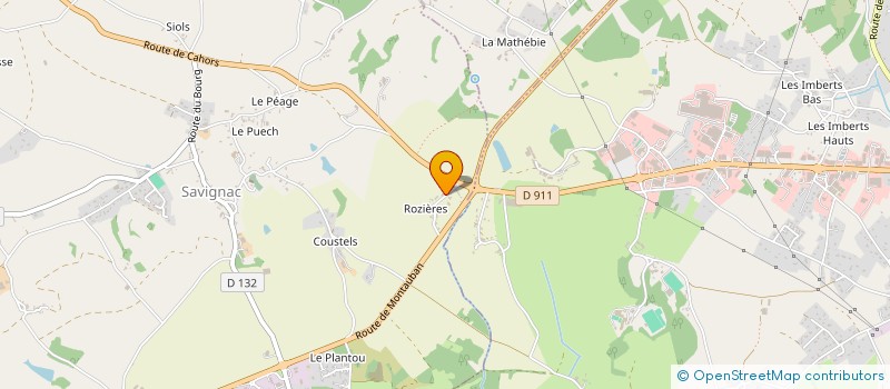 localisation de l'entreprise MADAME KIARA COCHET  SAVIGNAC