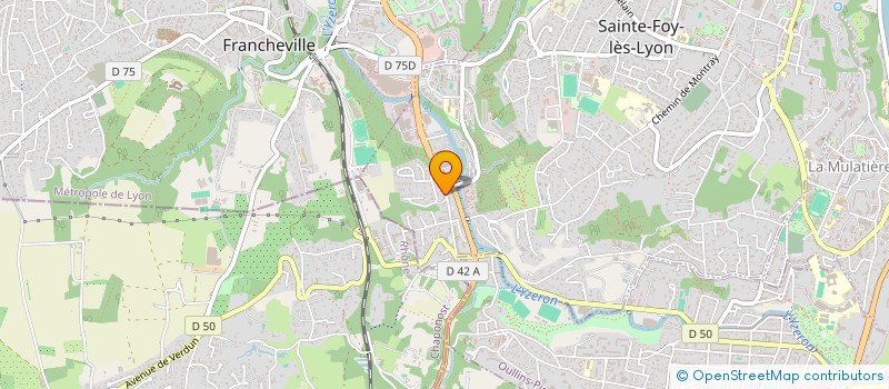 localisation de l'entreprise MADAME KIARA CORCOS  SAINTE-FOY-LES-LYON