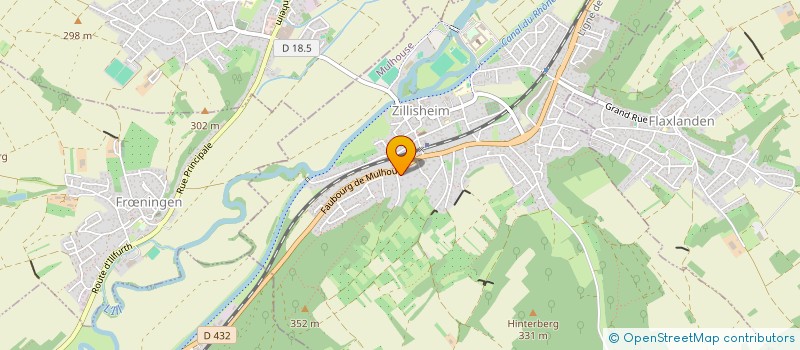 localisation de l'entreprise MADAME KIARA SCHLIENGER à ZILLISHEIM
