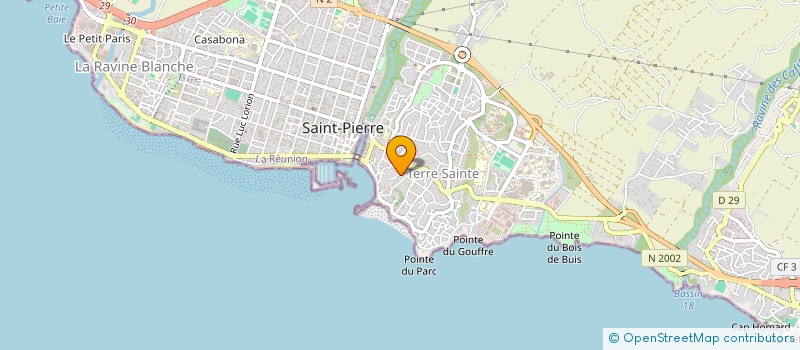 localisation de l'entreprise MADAME KIARA SOULETIE à SAINT-PIERRE