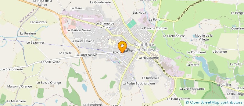 localisation de l'entreprise MADAME KIBARIJA SACIRI  MAEN ROCH