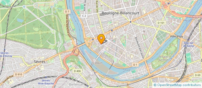 localisation de l'entreprise MADAME KIDLINE FORBIN à BOULOGNE-BILLANCOURT