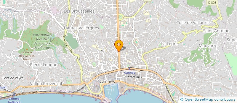 localisation de l'entreprise MADAME KIEN TRAN à CANNES