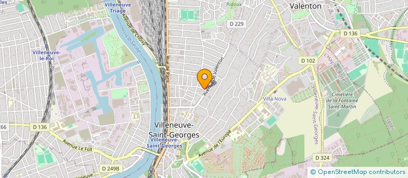 localisation de l'entreprise MADAME KIKUDI SAMUEL  VILLENEUVE-SAINT-GEORGES