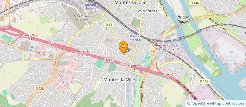 localisation de l'entreprise MADAME KILIANE DOS SANTOS  MANTES-LA-VILLE