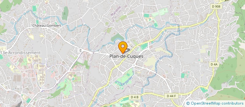 localisation de l'entreprise MADAME KILIANE JUVE  PLAN-DE-CUQUES