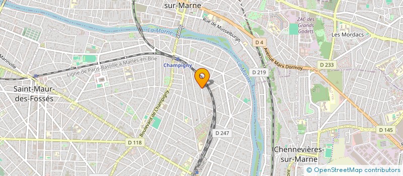 localisation de l'entreprise MADAME KILLIAN ONGUENET à SAINT-MAUR-DES-FOSSES