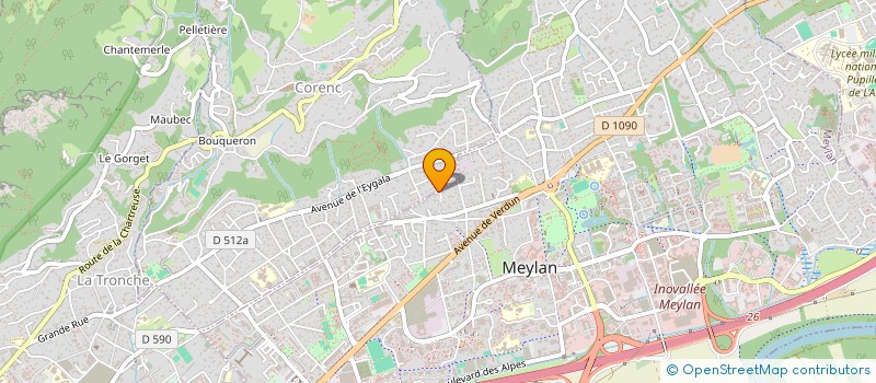 localisation de l'entreprise MADAME KIM BEAVIS  CORENC