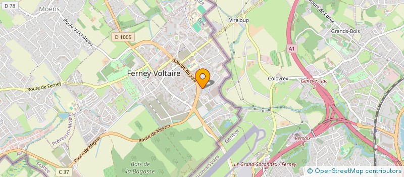 localisation de l'entreprise MADAME KIM BENOIST à FERNEY-VOLTAIRE