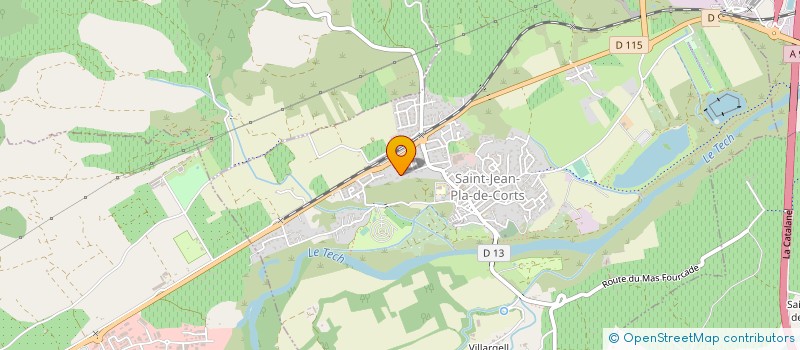 localisation de l'entreprise MADAME KIM BETHELL  SAINT-JEAN-PLA-DE-CORTS