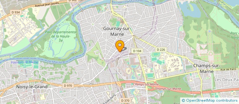 localisation de l'entreprise MADAME KIM BIBBEAU  GOURNAY-SUR-MARNE