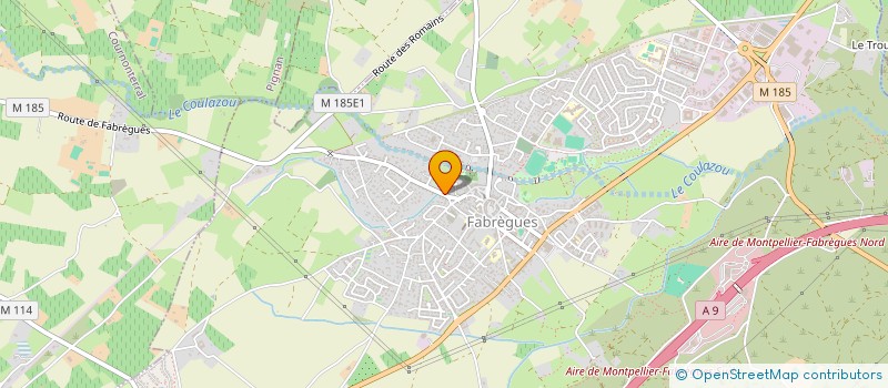 localisation de l'entreprise MADAME KIM CHARBONNIER  FABREGUES