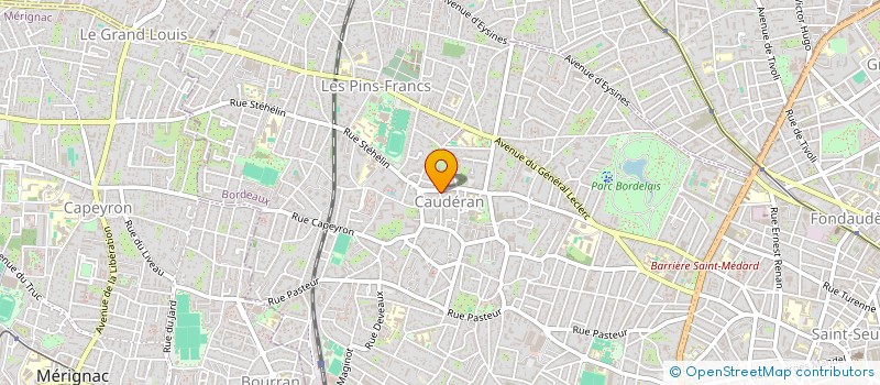 localisation de l'entreprise MADAME KIM DAISY RIFFEL  BORDEAUX