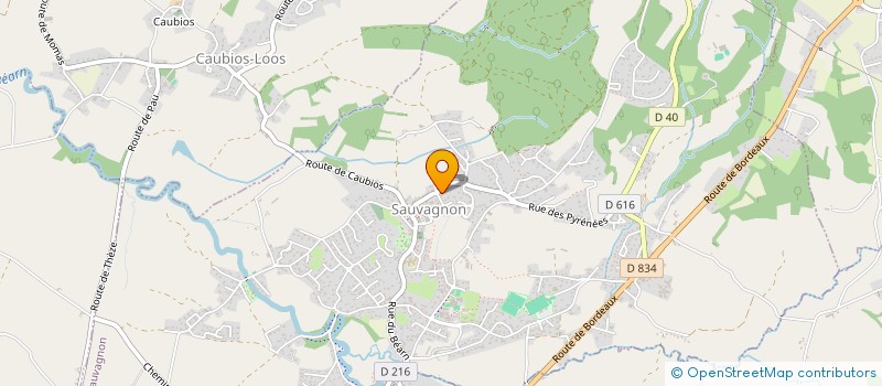 localisation de l'entreprise MADAME KIM DUFOURCQ  SAUVAGNON