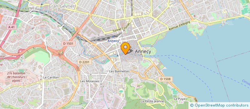localisation de l'entreprise MADAME KIM FINAS à ANNECY