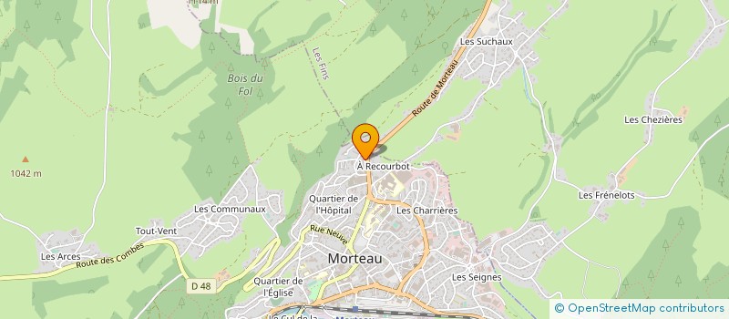 localisation de l'entreprise MADAME KIM GIRARDOT  LES FINS