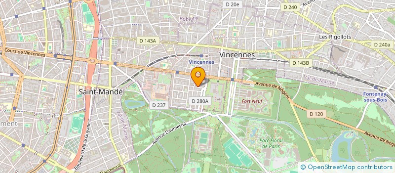 localisation de l'entreprise MADAME KIM GROSHENNY à VINCENNES