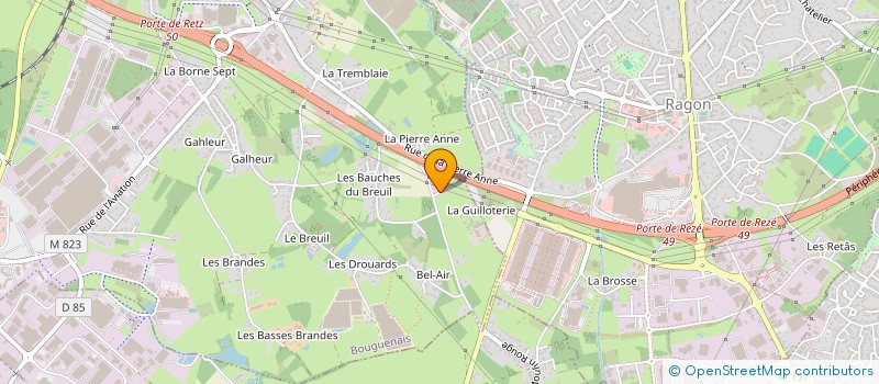 localisation de l'entreprise MADAME KIM GURTNER  BOUGUENAIS