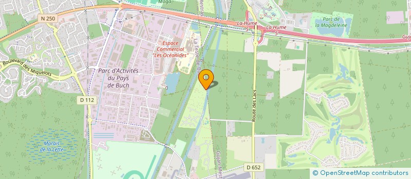 localisation de l'entreprise MADAME KIM HERVIER  LA TESTE-DE-BUCH