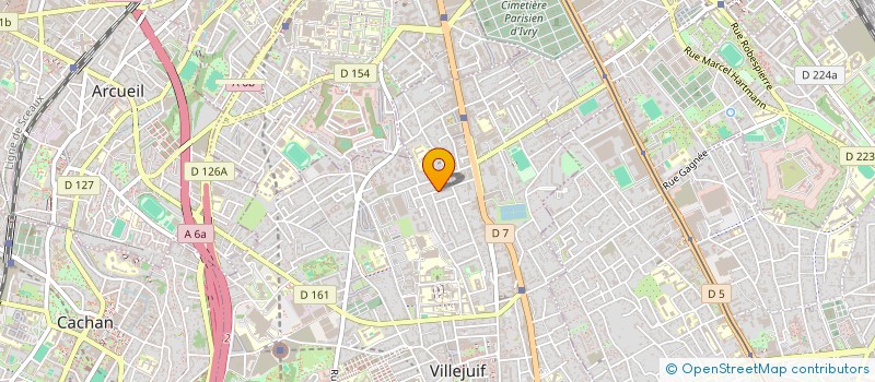 localisation de l'entreprise MADAME KIM JACCOUD à VILLEJUIF