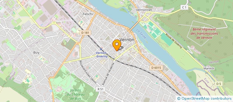 localisation de l'entreprise MADAME KIM KEBAILI  VERNON