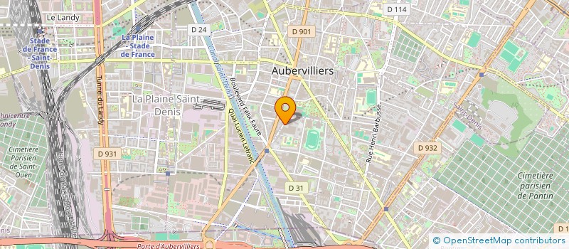 localisation de l'entreprise MADAME KIM-LAN DOAN  AUBERVILLIERS