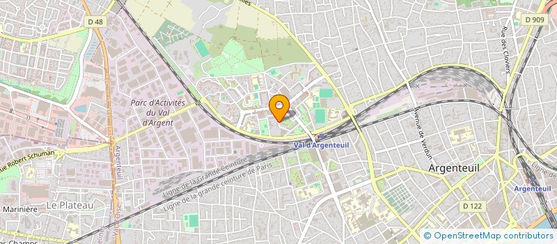 localisation de l'entreprise MADAME KIM LAUDAT  ARGENTEUIL