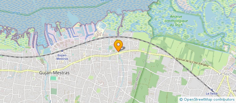 localisation de l'entreprise MADAME KIM LAUWERS  GUJAN-MESTRAS