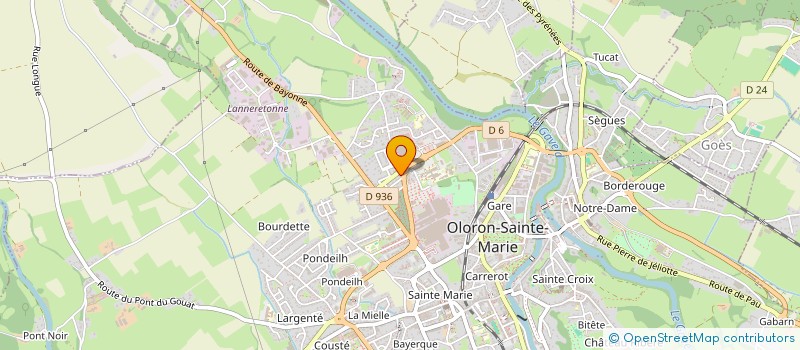 localisation de l'entreprise MADAME KIM LE  OLORON-SAINTE-MARIE