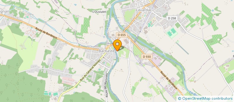 localisation de l'entreprise MADAME KIM LINDFORS  CALIGNAC