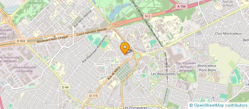 localisation de l'entreprise MADAME KIM LOR à AULNAY-SOUS-BOIS