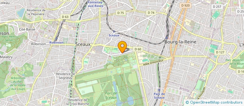 localisation de l'entreprise MADAME KIM MAI BONNIER  SCEAUX