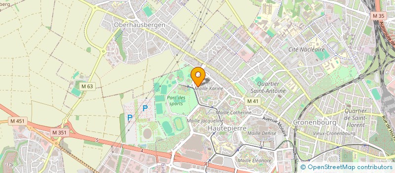 localisation de l'entreprise MADAME KIM MEYER à STRASBOURG