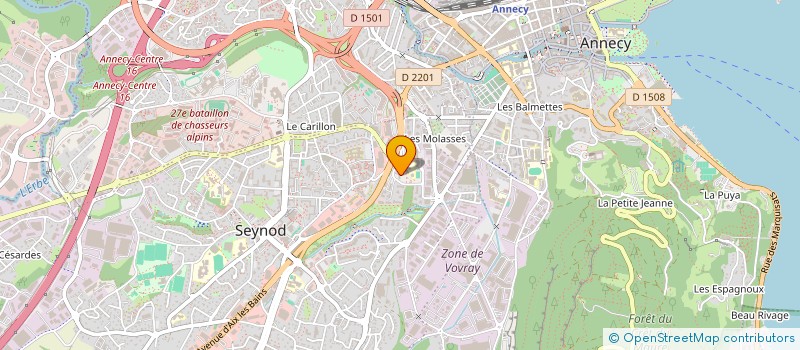 localisation de l'entreprise MADAME KIM MORIZE  ANNECY