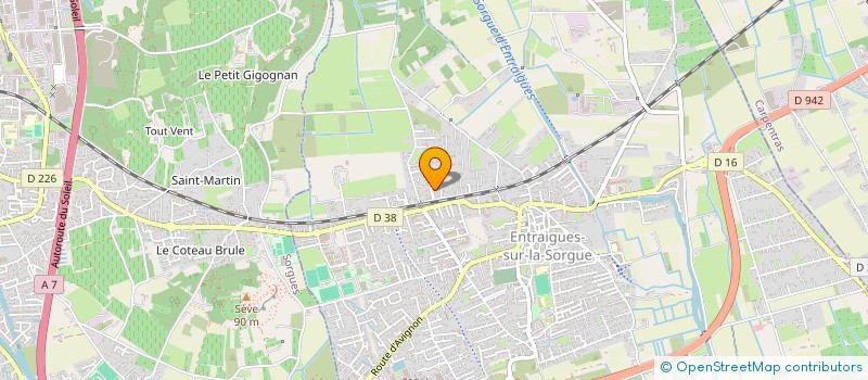 localisation de l'entreprise MADAME KIM MOUMNI  ENTRAIGUES-SUR-LA-SORGUE