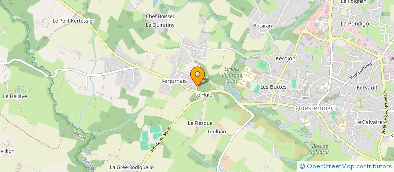 localisation de l'entreprise MADAME KIM PAIN  QUESTEMBERT