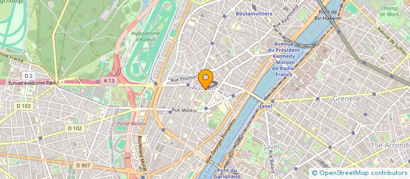 localisation de l'entreprise MADAME KIM TRACEY JAYNE PARKER  PARIS