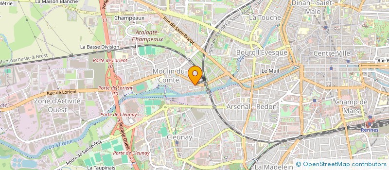 localisation de l'entreprise MADAME KIM TRAN  RENNES