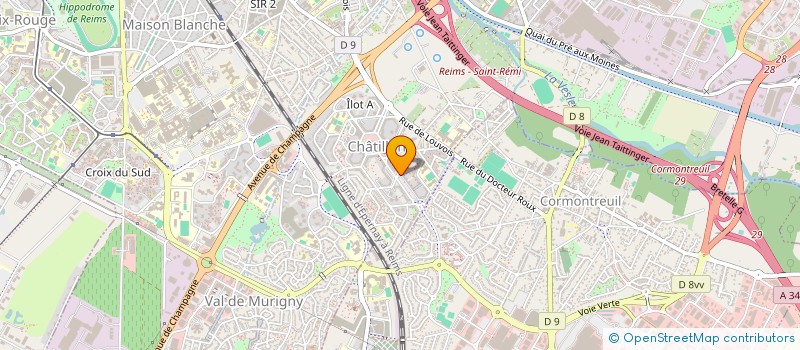 localisation de l'entreprise MADAME KIM TRAN  REIMS