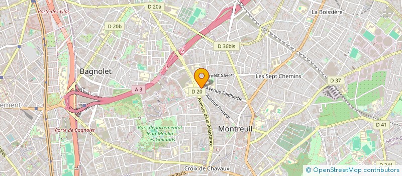 localisation de l'entreprise MADAME KIM TRUGNAN  MONTREUIL
